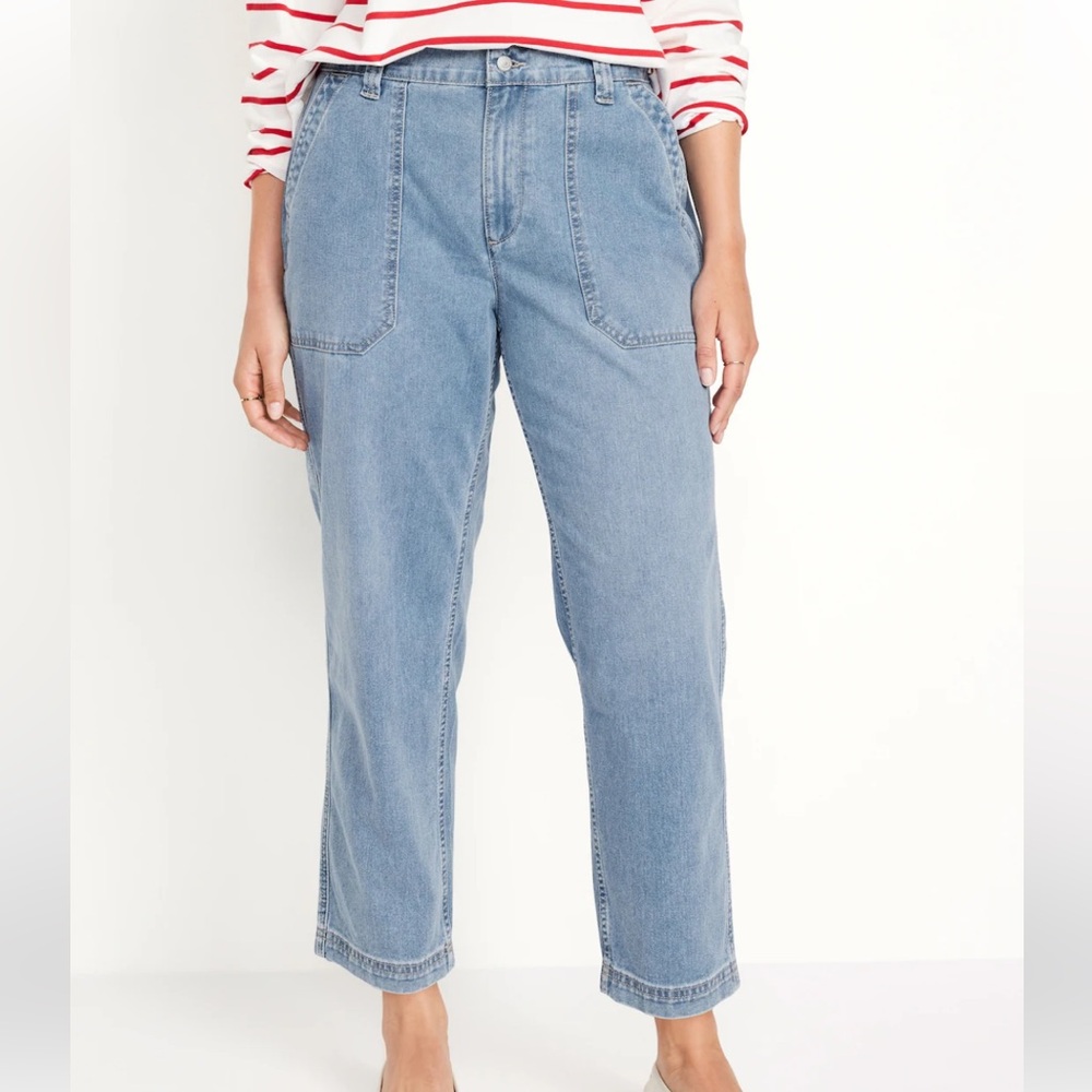 High Waisted OGC Chino pants in Washed Denim 🆕 with tags